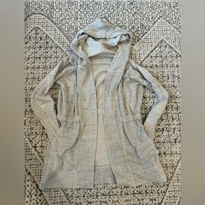 Maurices Light Gray Hooded Sweater